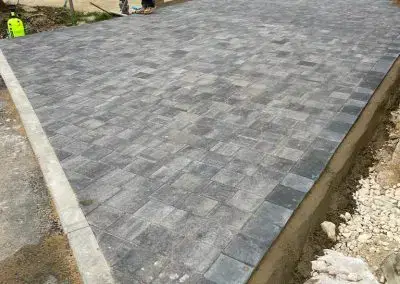 ProPatch Driveways: Gray Block Paving with Decorative Borders and Drainage