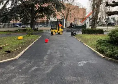 ProPatch Tarmac Surfacing: Path Installation with Roller