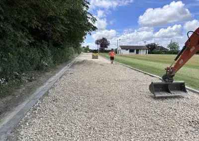 Gravel Driveway Installation in Progress | Pro Patch
